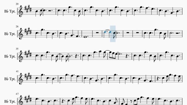 Trumpet Sheet Music: How to play Everybody Wants To Rule The World by Tears For Fears смотреть онлайн