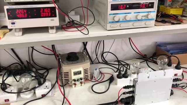 SolarEpic MPPT 600W-220V Waterproof Grid Tie Inverter Test Video