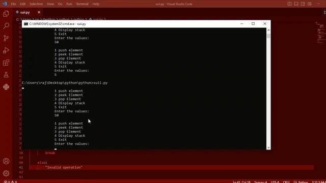 DAY 8 of learning how to code in python | QUEUE AND STACK DATA STRUCTURE. смотреть онлайн