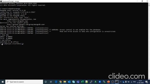 MongoDB installation and setup смотреть онлайн