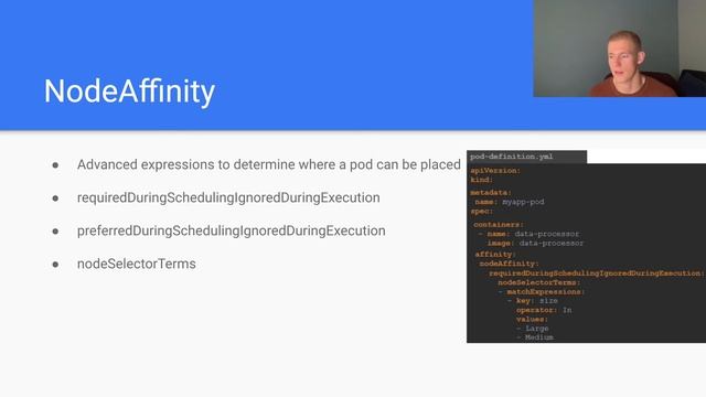 Kubernetes Scheduling | NodeSelector, NodeAffinity, PodAffinity смотреть онлайн