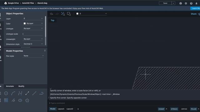 AutoCAD Web 013 Hatch user defined смотреть онлайн