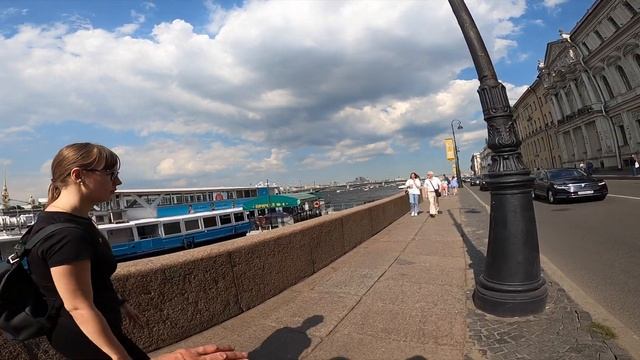 Санкт-Петербург, прогулка/walking tour of saint petersburg смотреть онлайн