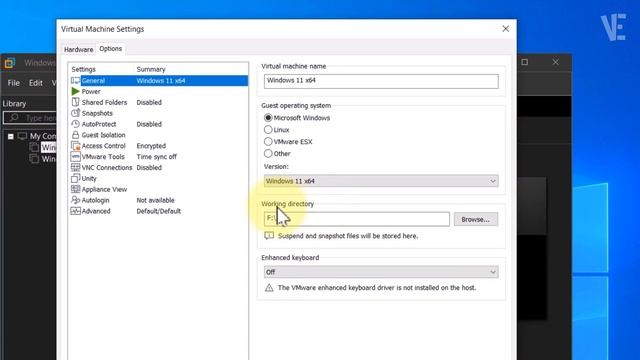 Fix "Virtual machine cannot be powered on because its working directory is not valid" in VMware ✔️ смотреть онлайн