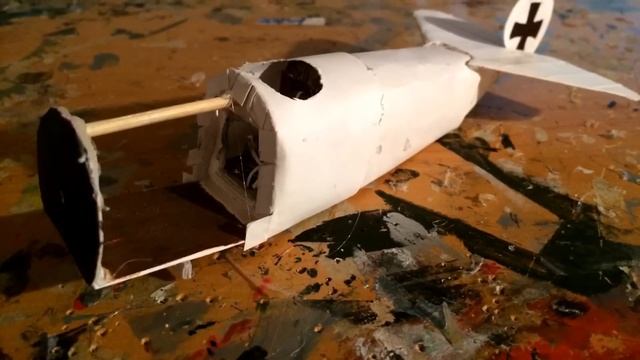 How to make The Red Baron (Fokker Dr. 1 Triplane) Paper Model Tutorial смотреть онлайн