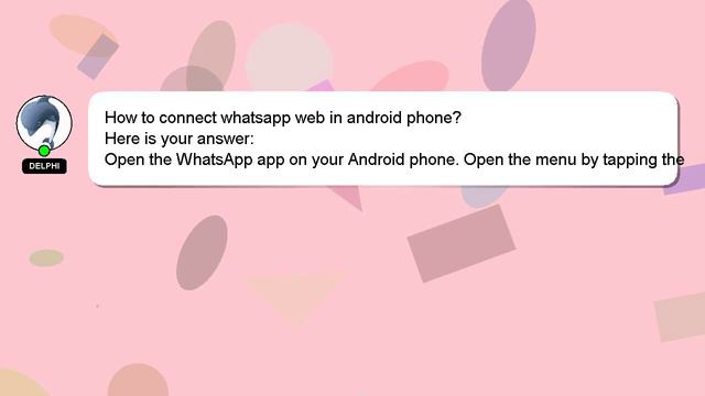 How to connect whatsapp web in android phone? смотреть онлайн