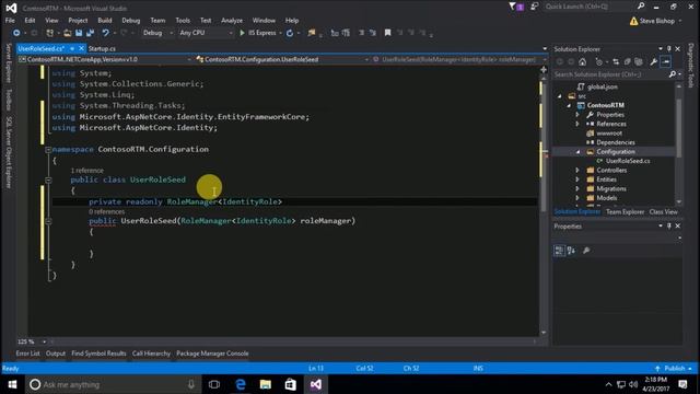 53. (ASP.NET Core 1.0 & MVC) Adding ASP.NET Core Identity Roles смотреть онлайн