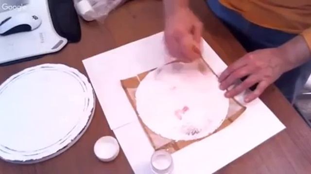 МК "Панно с термометром" - Ольга Сухова - выступление на конференции по декупажу - 2017 год. смотреть онлайн