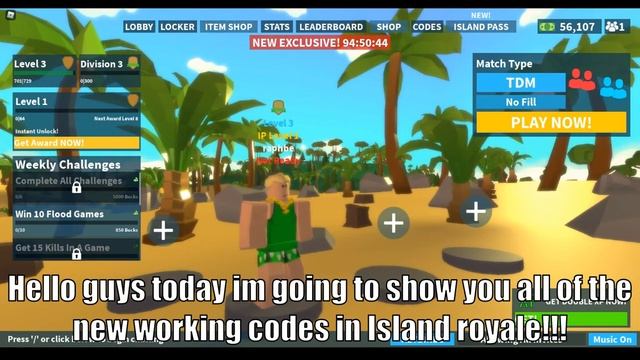 [2020-2021 CODES!]?*ALL NEW WORKING CODES IN ?UPDATE! Island Royale!?(2021)|ROBLOX (?Island Royale? смотреть онлайн