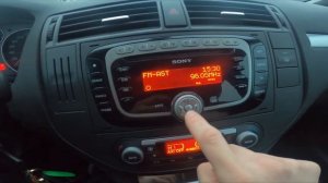 How to Manually Tune Radio Station in Ford C-MAX I ( 2003 - 2010 ) | Adjust Radio Station
