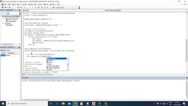 Access Autocad using Excel VBA Part-5. Extract data to excel смотреть онлайн