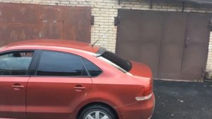 Козырек накладка на заднее стекло VW Polo Sedan под покраску