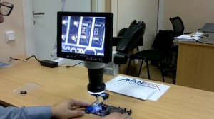 Инспекция печатных плат на микроскопе MLCD