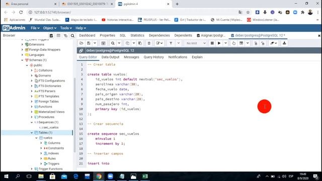 Asignar Secuencia a un id en PostgreSQL смотреть онлайн