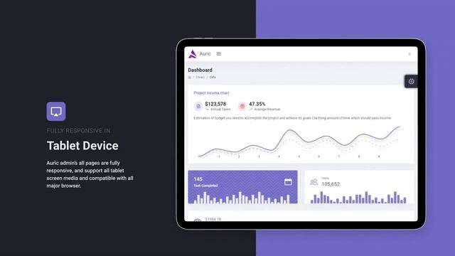Auric Bootstrap Admin Template смотреть онлайн