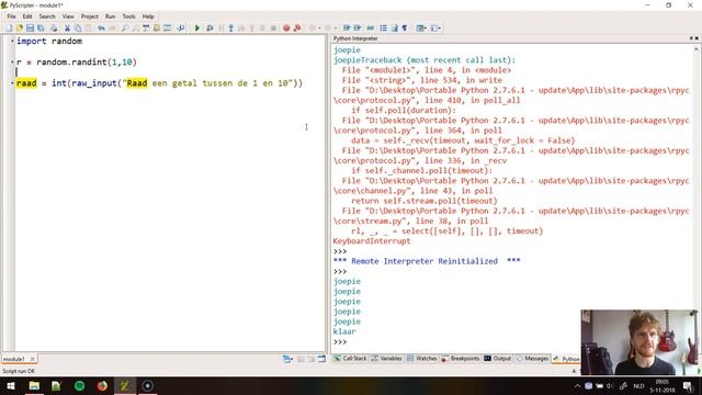 While loop in Python смотреть онлайн