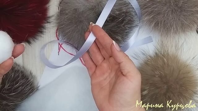 Делаем помпон из меха натурального. Помпон своими руками. Подробный мастер-класс. смотреть онлайн