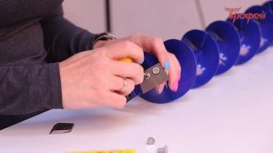 Как правильно установить ножи на ледобур