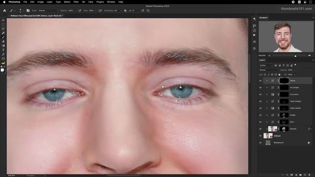 MrBeast Thumbnail Face Effect (Photoshop Tutorial) смотреть онлайн