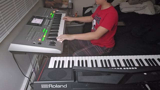 Roland EX-10/Yamaha Tyros3 - Glory Glory Hallelujah (Brass Band Cover)