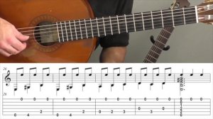 MALAGUENA - Easy Arrangement - Full Tutorial with TAB - Fingerstyle Guitar