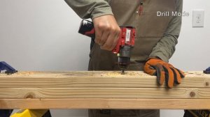 Milwaukee 3404-20 Drilling Speed Test Results