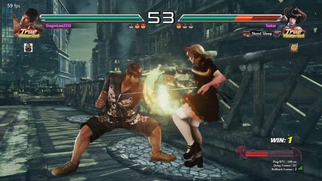 Tekken 7 5.01 Law Rank Session 3 PC смотреть онлайн