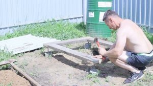 Фундамент для дачного туалета