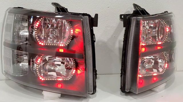 Chevy Silverado Custom Show Headlights 2007-2013 смотреть онлайн