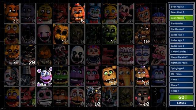 First time play Fnaf 7 (UCN = Ultimate Custom Night) смотреть онлайн