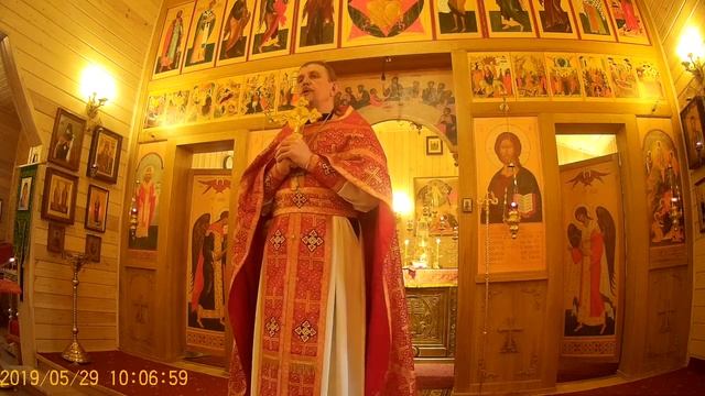 Отец Димитрий (Баданин) проповедь на Отдание праздника Преполовения Пятидесятницы смотреть онлайн
