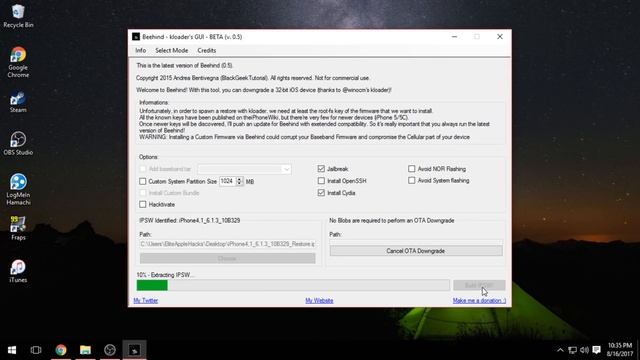 Windows Tutorial: DOWNGRADE iOS 9.3.5 to 6.1.3 on iPhone 4s/iPad 2 смотреть онлайн