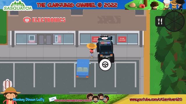 Sneaky Sasquatch - Break into the Empty Store | Method #1 Super Car Push Break in смотреть онлайн