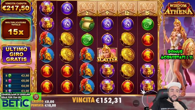 SLOT ONLINE - Acquisti BONUS Alla WISDOM OF ATHENA 🏛️🎰