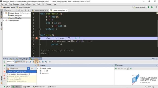 สอนไพธอน Python 3: การใช้ Step แบบต่าง ๆ ใน PyCharm Debugger смотреть онлайн
