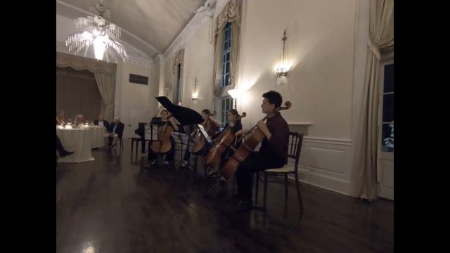 Prokofiev Scherzo Humoresque Op 12 No 9 arranged for four cellos смотреть онлайн