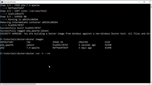Docker tutorials on windows: Create a Dockerfile and build an image part3 смотреть онлайн