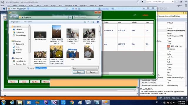 Show records from database to gridview using c# and SQL смотреть онлайн