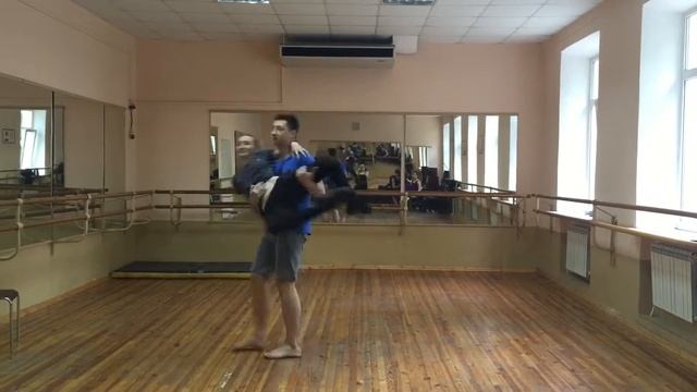 Трюки в паре . Акробатические элементы