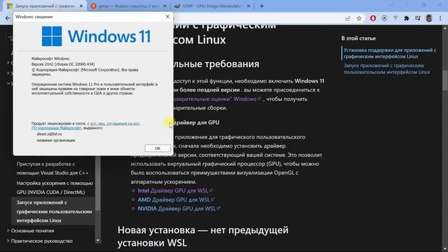 #6 Linux GUI  In WSL/WINDOWS11