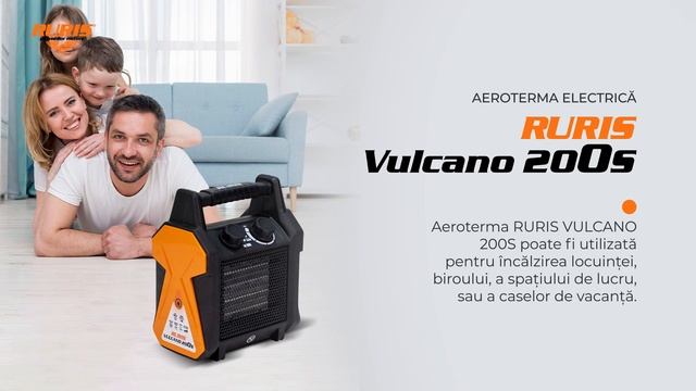 Aerotermă electrică RURIS Vulcano 200S смотреть онлайн