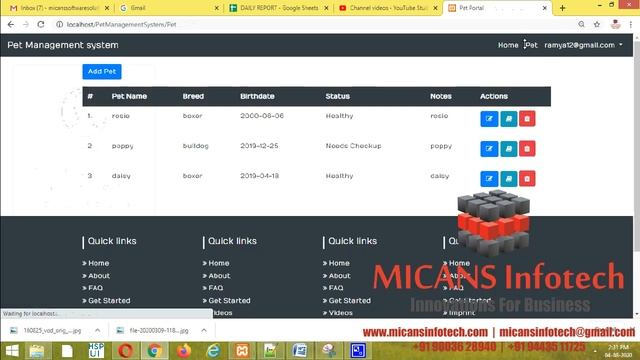 PET MANAGEMENT SYSTEM SOFTWARE PHP CODEIGNITER MVC FRAMEWORK смотреть онлайн
