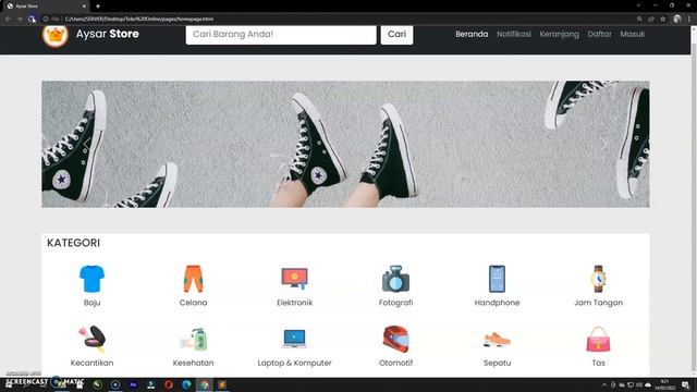 Membuat Website Toko Online dengan Bootstrap V5.0 | Part 2 Homepage, Kategori & Produk смотреть онлайн
