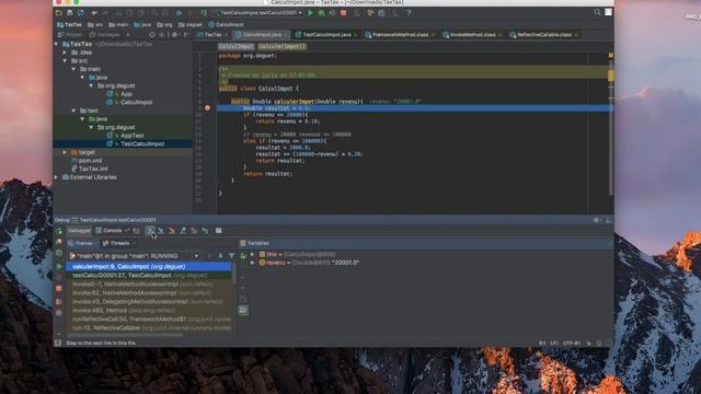Java : Tests unitaires et debugger Intellij Idea смотреть онлайн
