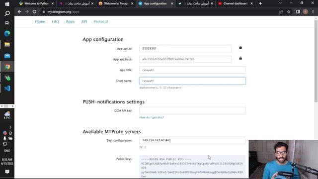 ساخت ربات تلگرام با پایتون смотреть онлайн