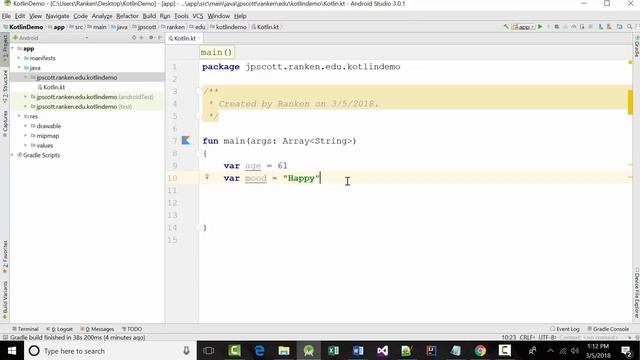 AWD1112 - Intro to Kotlin - Part01 - 03-05-2018 смотреть онлайн