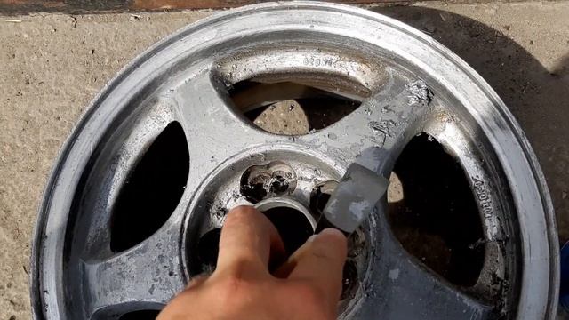 Реставрация колёсных дисков подручными средствами смотреть онлайн