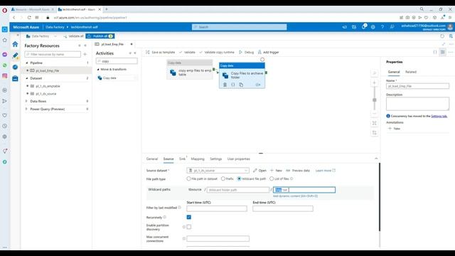 How to Load Multiple CSV Files to a Table in Azure Data Factory - Azure Data Factory Tutorial 2021 смотреть онлайн