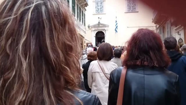 о.Корфу. Керкира. Церковь Святого Спиридона Тримифунтского. 21.04.2014 смотреть онлайн