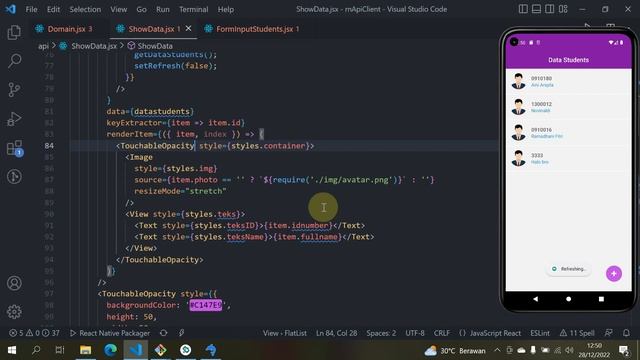 Laravel 9-React Native | Menampilkan Validasi dan Detail Data смотреть онлайн